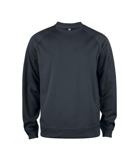 Unisex Adult Basic Active Sweatshirt Black Clique