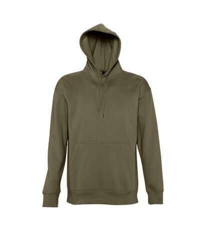 SOLS Slam Unisex Hooded Sweatshirt / Hoodie (Army)