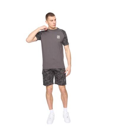 T-shirt Janscore Homme Gris Foncé Crosshatch