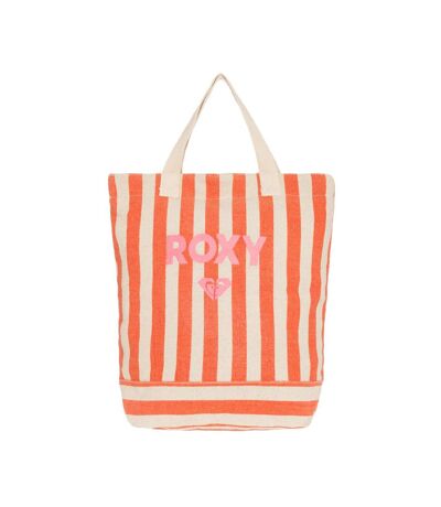 Sac à dos rouge à rayures femme roxy fairy beach - taille unique