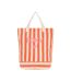 Sac à dos rouge à rayures femme roxy fairy beach - taille unique-1
