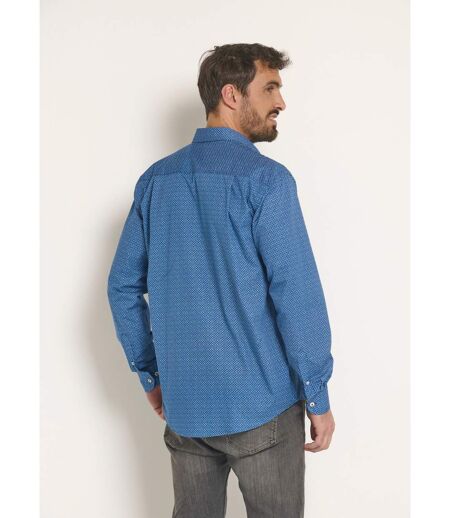Chemise fantaisie manches longues coton
