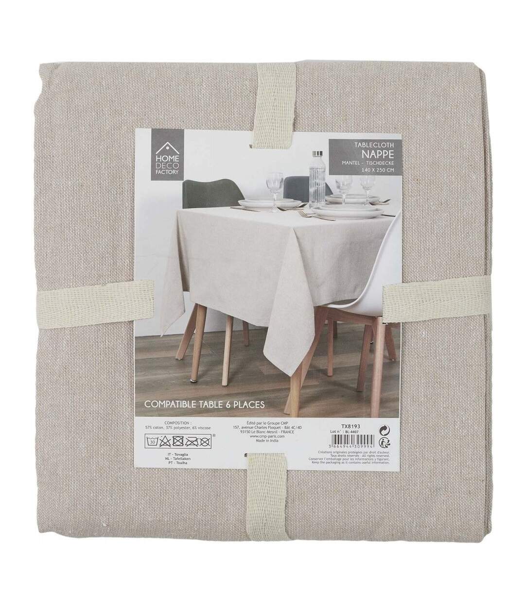 Nappe en coton Charme 140x250 cm-3