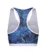Haut De Maillot De Bain Motif/style Imprimé Feuille Femme Blanc Bleu Slazenger-3