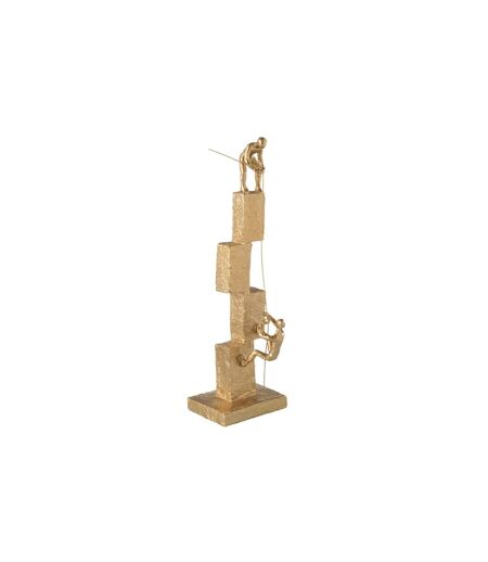 Statuette 2 Figurines Grimpantes Brady 50cm Or