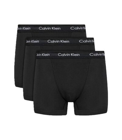 x3 boxers noirs homme calvin klein jeans u2662g - l