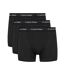 x3 boxers noirs homme calvin klein jeans u2662g - l-1