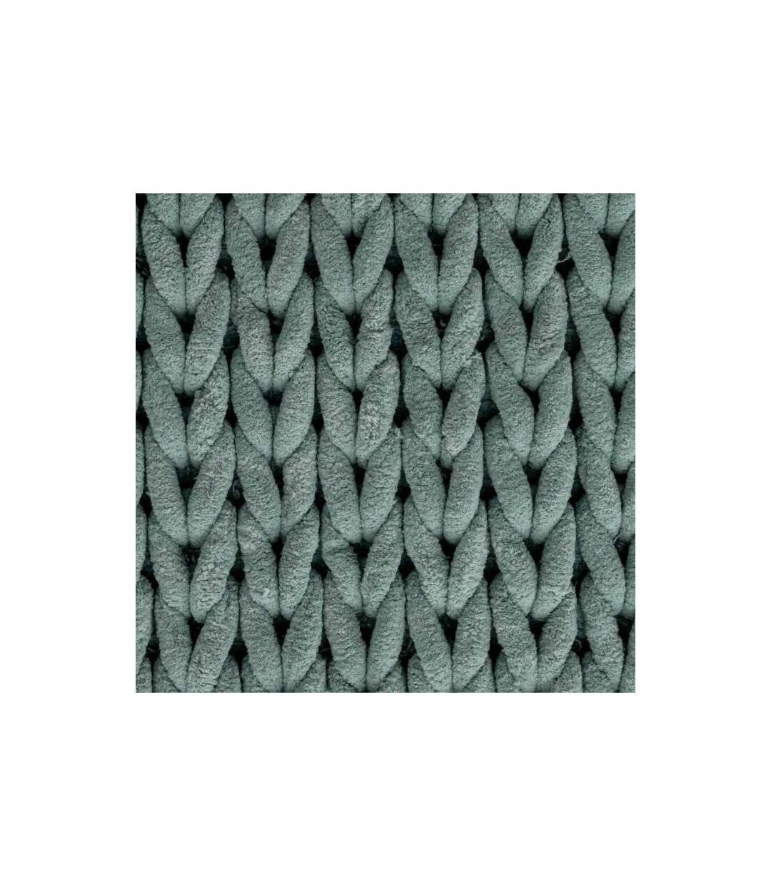 Tapis de Salle de Bain Tissé Épais 50x120cm Vert-3
