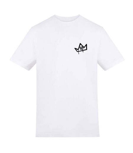 Unisex Adult Bellingham 10 Crown T-shirt White AWD