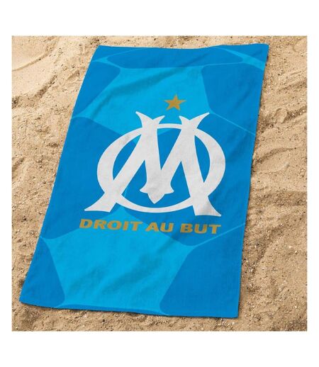 Olympique de marseille serviette de bain 70x120