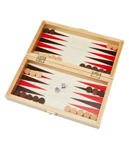 Mugo Wooden 3 in 1 Board Game Set (Natural) (One Size) - UTPF4213
