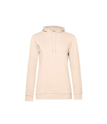 B&c Womens/ladies Sweat À Capuche Rose Pâle BANDC