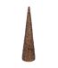 Déco Cône de Noël Sequins 120cm Marron-1