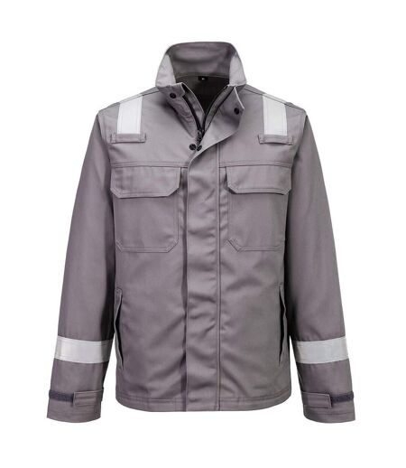 Unisex Adult Bizflame Work Jacket Grey Portwest