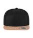 Flexfit Cork Snapback Cap (Black) - UTPC4816