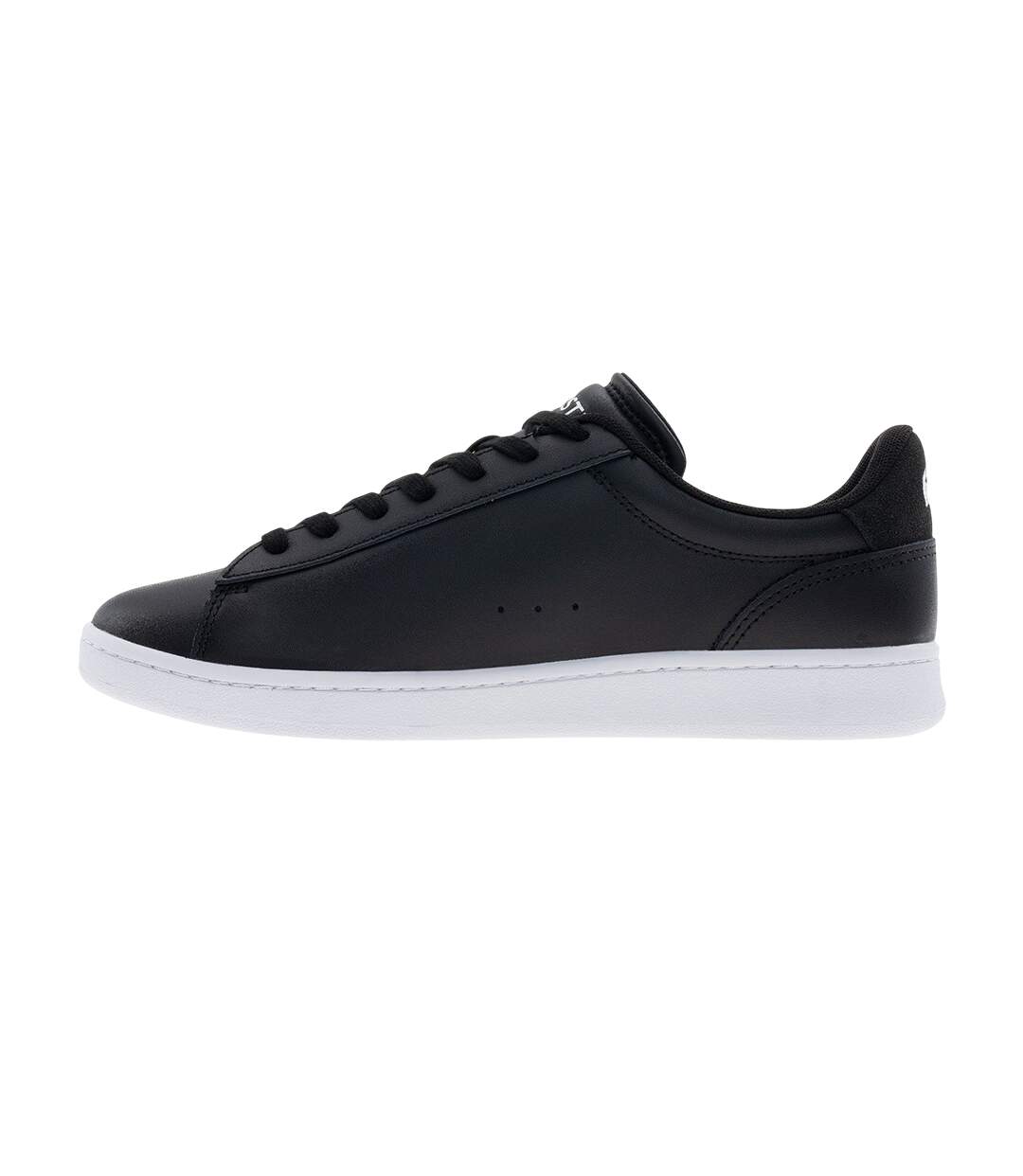Mens Carnaby Set Leather Trainers Black Lacoste-3