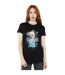 Disney - T-shirt FROZEN ELSA SNOWFLAKES - Femme (Noir) - UTBI24726-2