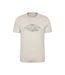 T-shirt manches courtes snowdon homme blanc cassé Mountain Warehouse-1