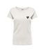 T-Shirt blanc/marine femme jdy paris-1
