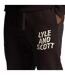 Pantalon De Jogging Motif/style Logo Ondulé Homme Noir Lyle & Scott-4