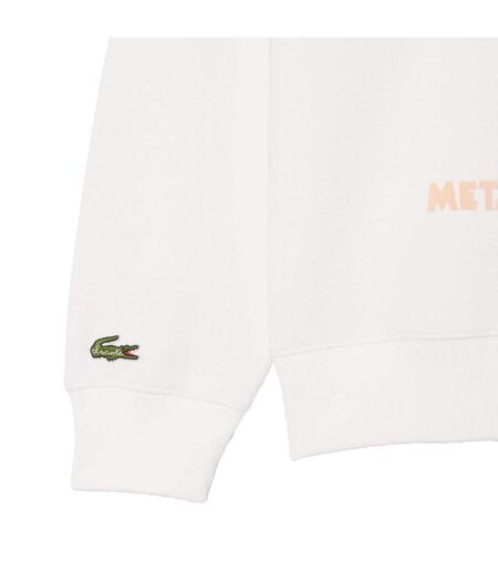Sweat Adulte Crème Lacoste