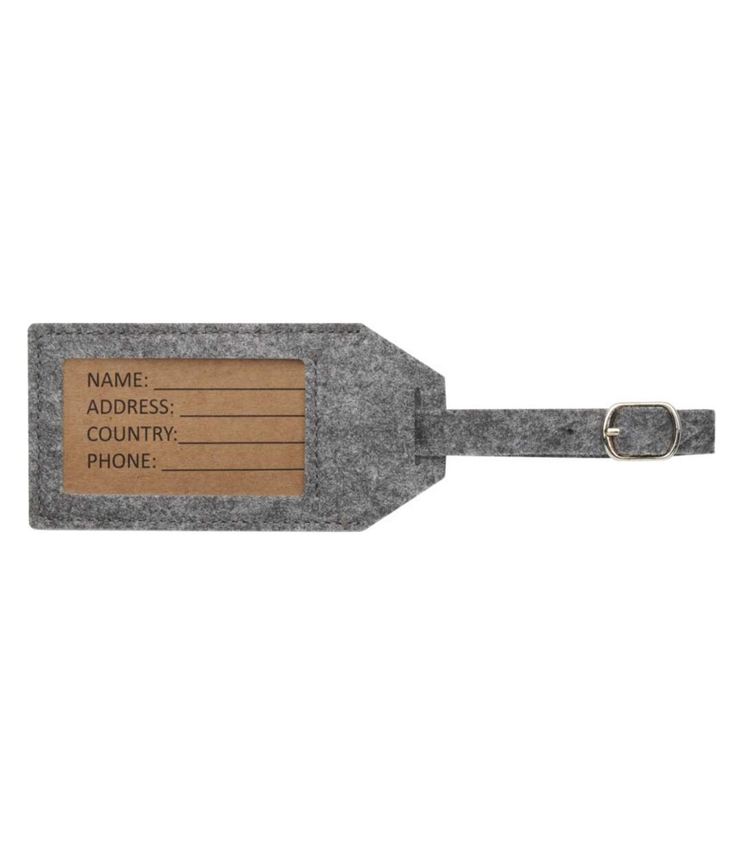Étiquette Pour Bagage Taille Unique Gris Floso-3