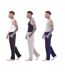 Pack Of 3  Mens Lounge Pants  Black Navy Grey Keanu-3