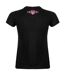 T-shirt Basic Femme Noir Masters-2