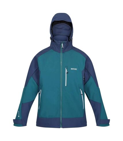 Veste softshell hewitts homme sarcelle / bleu amiral Regatta