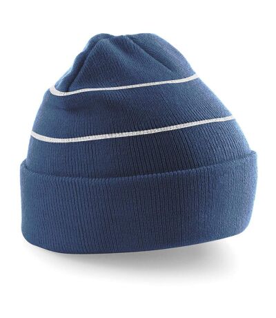 Beechfield Enhanced-viz Hi-Vis Knitted Winter Hat (French Navy) - UTRW208