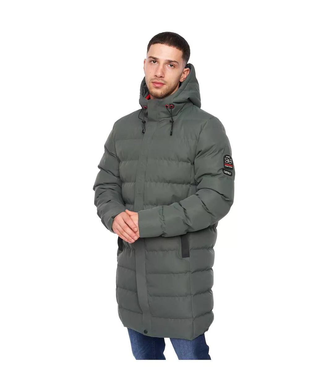 Veste Longkamp Homme Olive Crosshatch-2