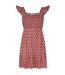 Robe Courte Motif/style Floral Femme Rouge AX Paris-2