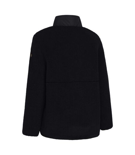 Womens/ladies Yuill Fleece Jacket Black Trespass