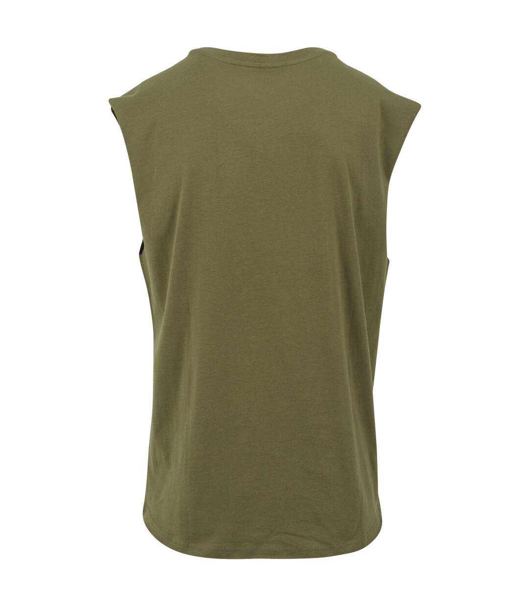 T-shirt Sans Manches Homme Olive Build Your Brand-2