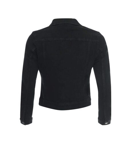 Womens/ladies Luna Denim Jacket Black Vero Moda