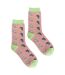 Miss Sparrow - Chaussettes Fantaisie Femme Bambou Motif Dauphins Douces-4