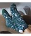 1 Pair Ladies Sherpa Lined Grip Socks - Warm Fluffy Cosy Non-Slip Comfort-3