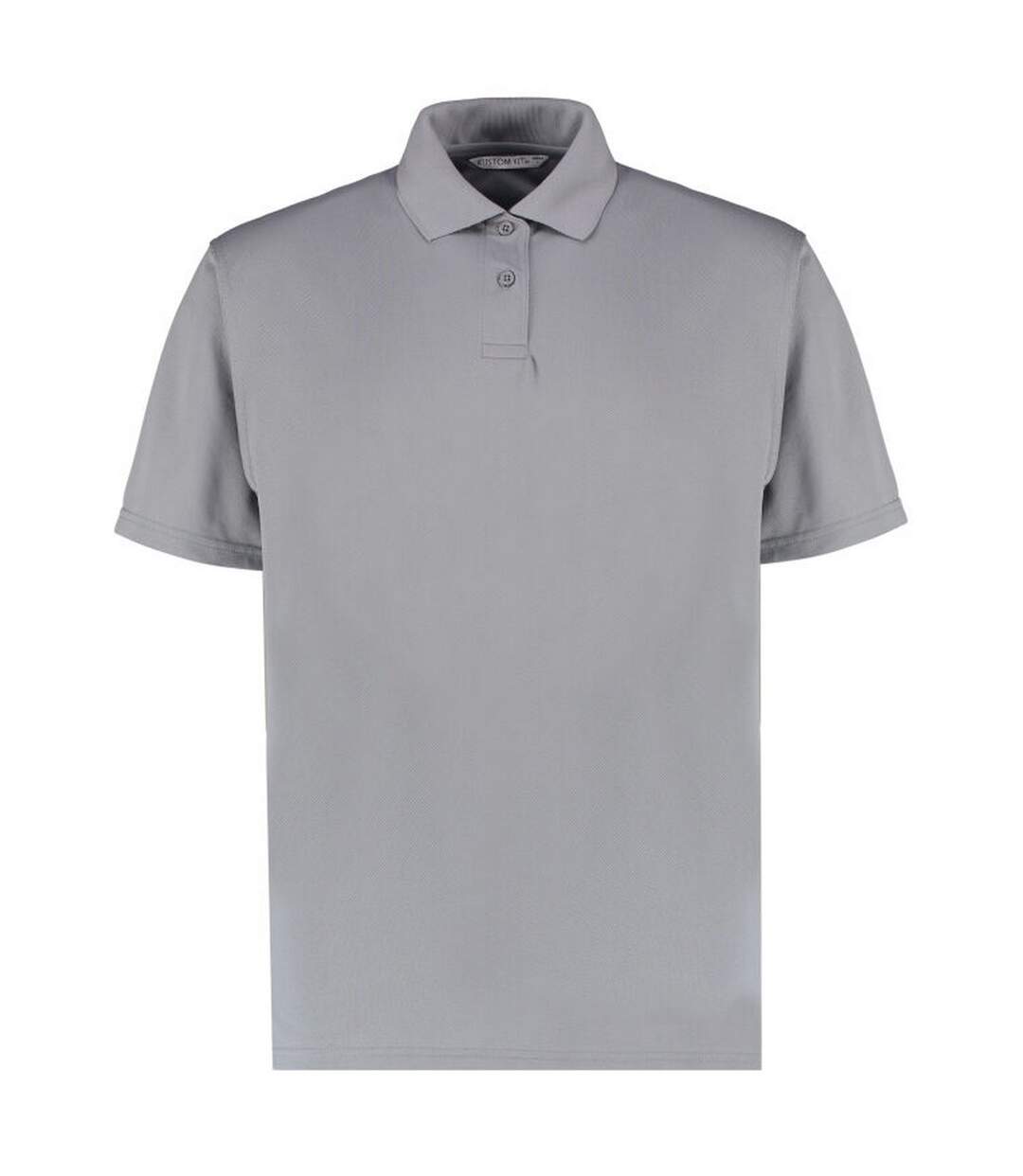 Polo premium homme gris chiné Kustom Kit-1