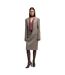 Womens/ladies Davee Plunge Formal Blazer Dress Grey Boss-4