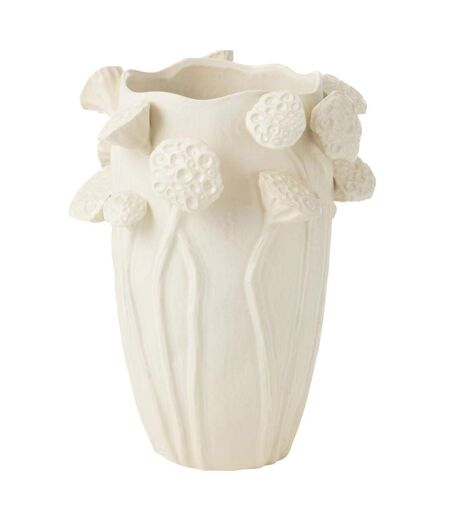 Vase Déco Lotus en Argile Botanica 35cm Beige