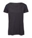 T-shirt Femme Gris Foncé Chiné B&C-1