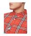 Mens buford checked shirt red Bewley & Ritch