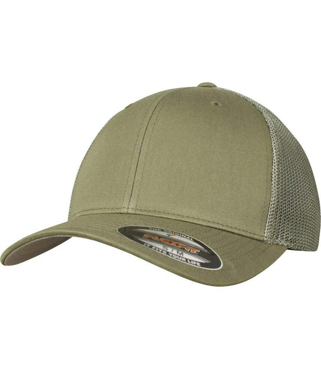 Casquette Trucker Kaki Foncé Flexfit-2