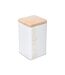 Boîte à Sucre en Poudre Scandi 18cm Blanc