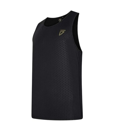 Mens Training Vest Top Black Gym King