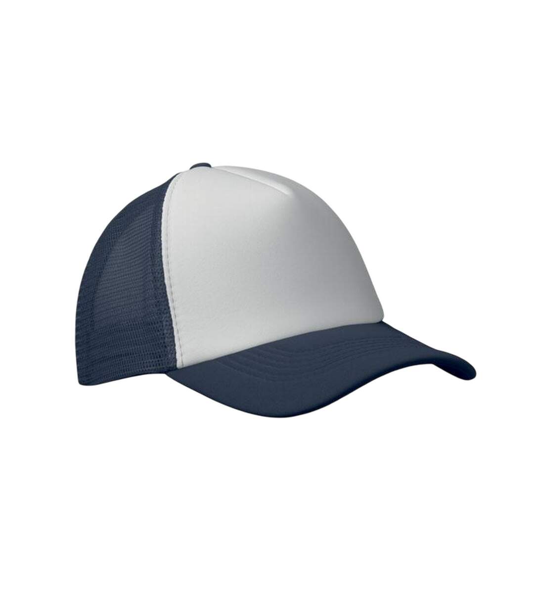 Bubble Trucker Cap White Dark Blue MidOcean-3