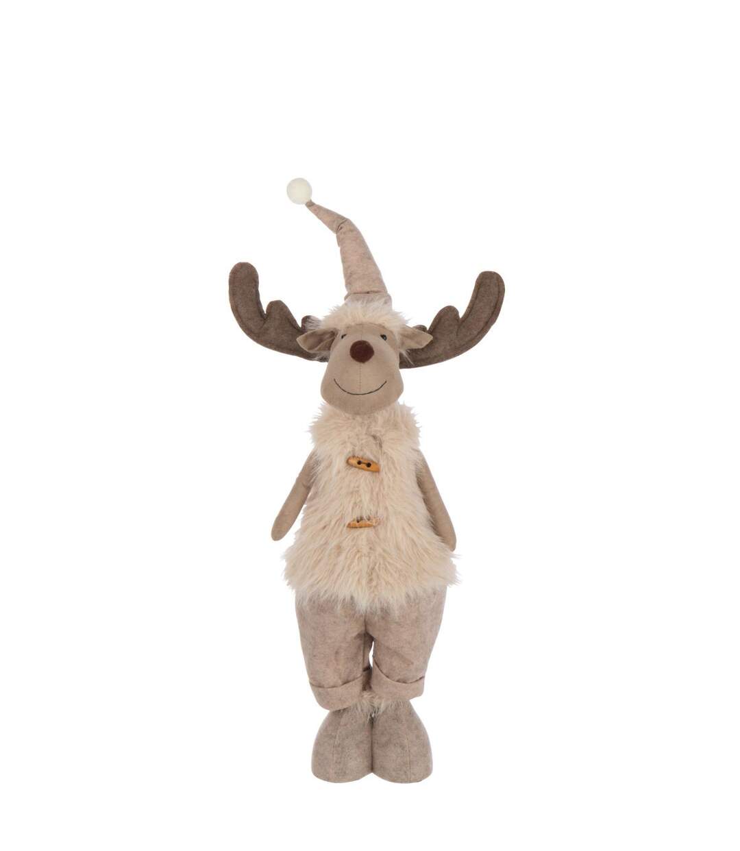 Statue Élan Télescopique Fungo 67cm Beige-2