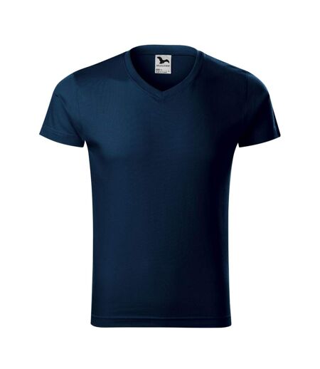 T-shirt Homme Bleu Marine Foncé Malfini