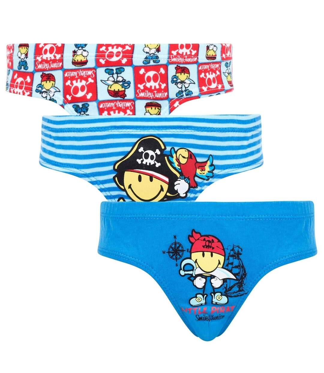 Lot de 3 slips Boy Little Pirate by Smiley-2