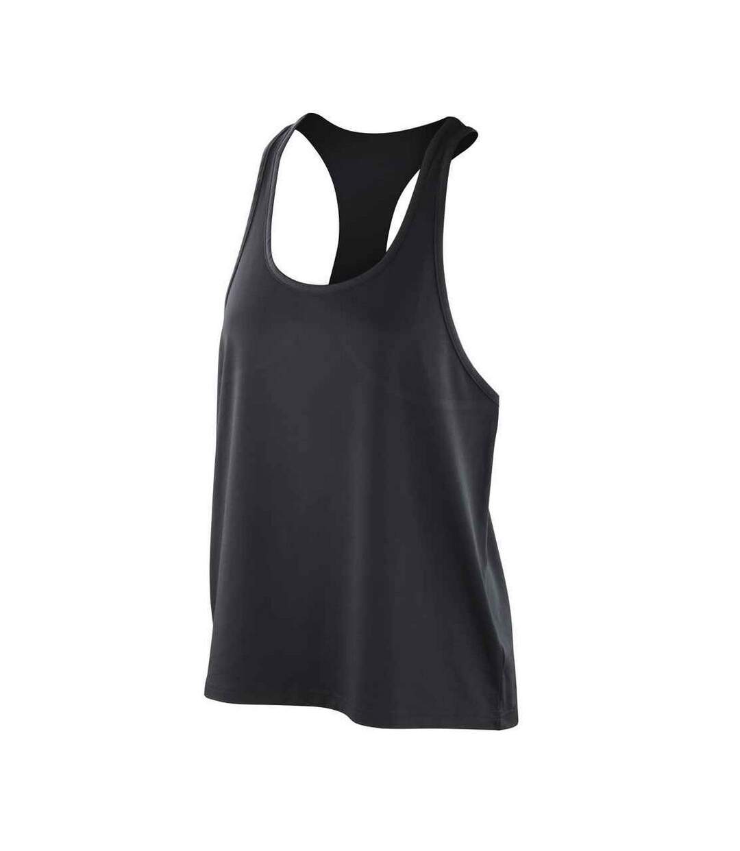 Débardeur Impact Softex Femme Noir Spiro-1